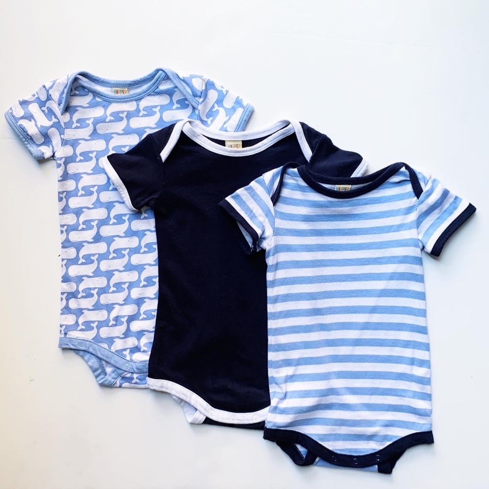 The Baby Boy Blue Onesies Set